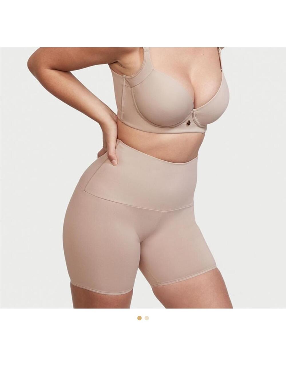 Leonisa High-Waist Shaper Slip Shorts Compression Level 2: Moderate - sz Medium